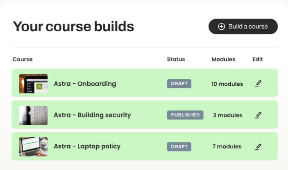 Courses